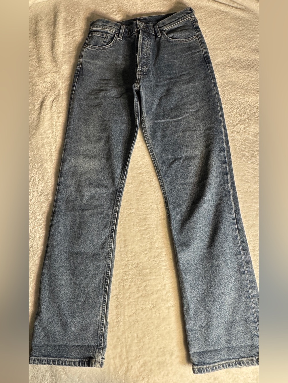 Goldsign premium denim straight-leg jeans, size 26